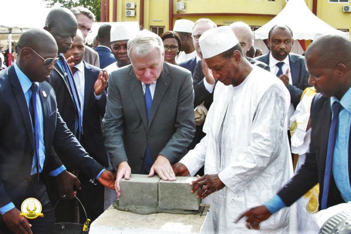 Pose de la premiere pierre de lInstitut Pasteur de Guinee 8
